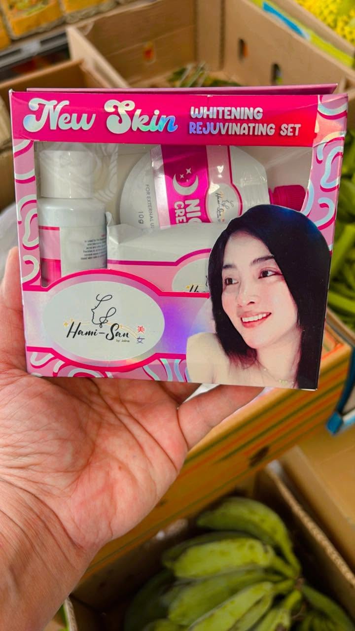 Hami-San New Skin Whitening Rejuvinating Cosmetic Set