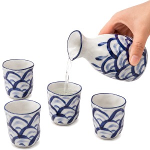 Yellow Turtle Ceramic Sake Set