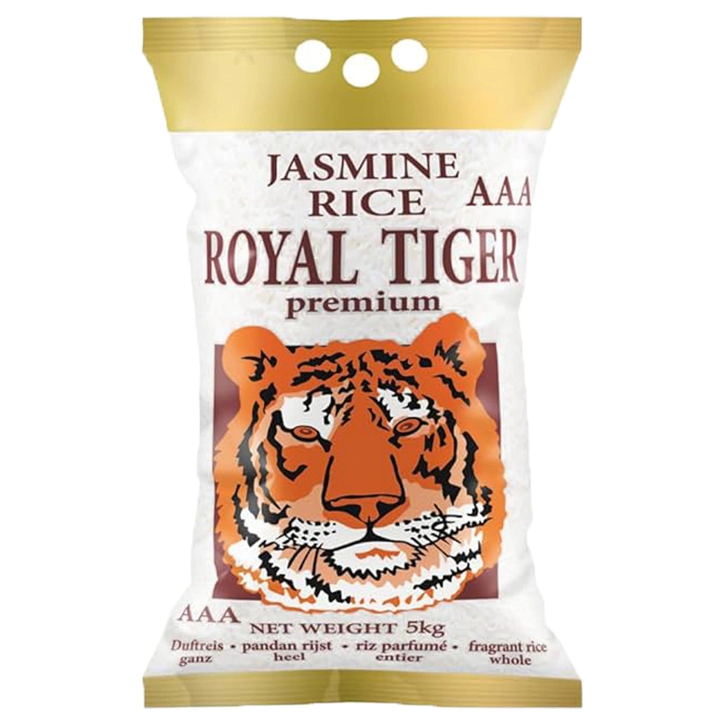 Royal tiger premium jasmine rice 5kg