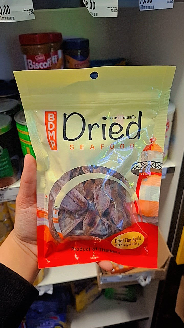 BDMP Dried Tiny Squid 100g