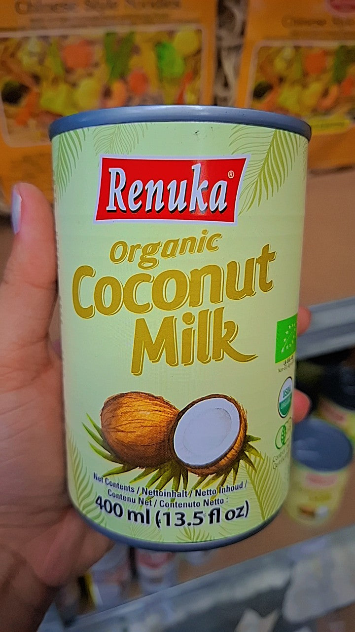Renuka Organic Coconut Milk 12% 400ml