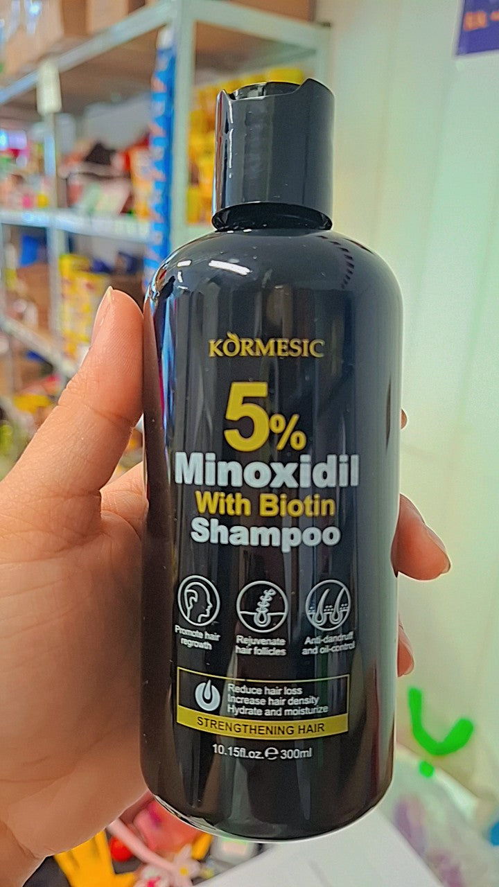 Kormesic 5% Minoxidil with Biotin Shampoo 300ml