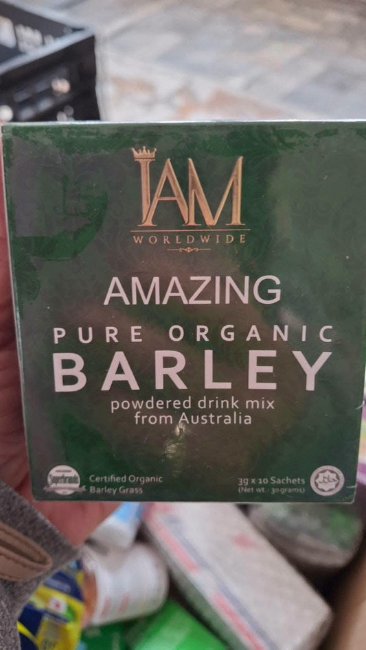 Iam Amazing Pure Organic Barley Powder Drink 30g
