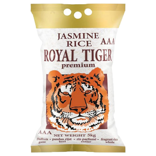 Royal tiger premium jasmine rice 5kg