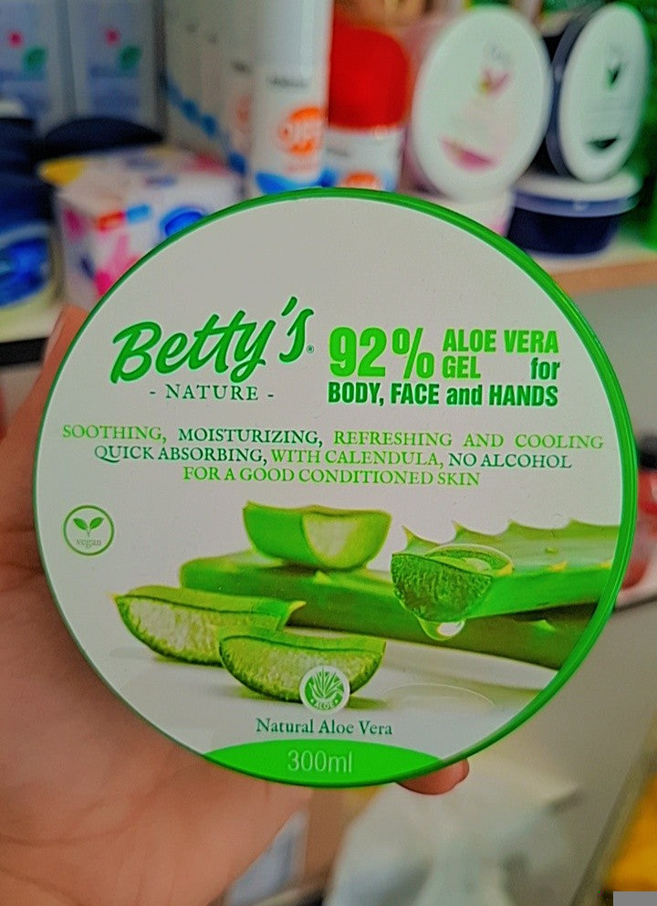 Betty’s 92% aloe vera gel 300ml