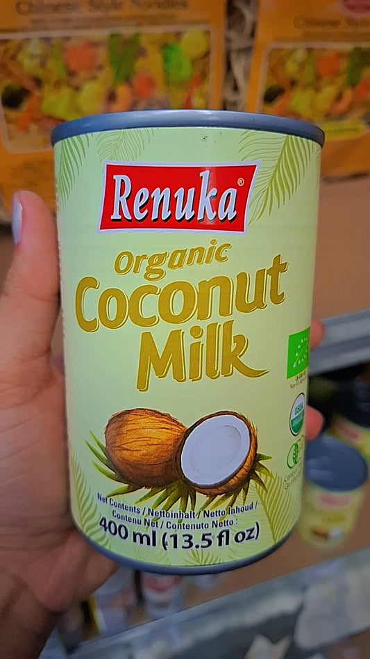 Renuka Organic Coconut Milk 12% 400ml