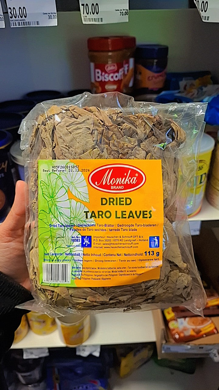 Monika Dried Taro Leaves 113g