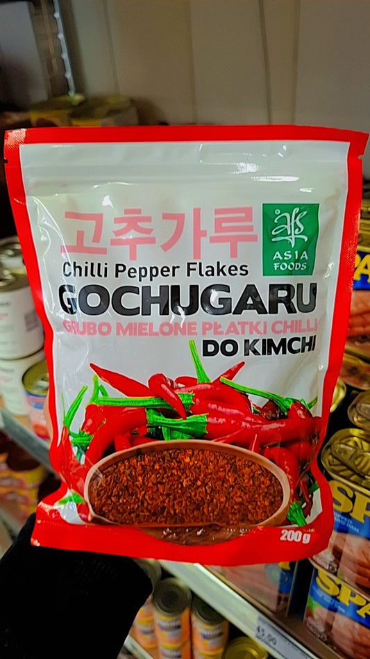 Gochugaru Chili Pepper Flakes for Kimchi 200g