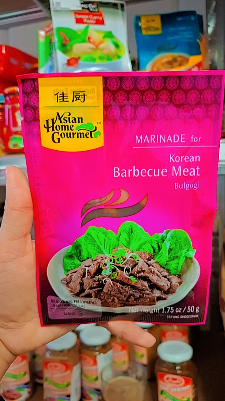 Asian Home Gourmet Korean Barbecue Meat Bulgogi 50g